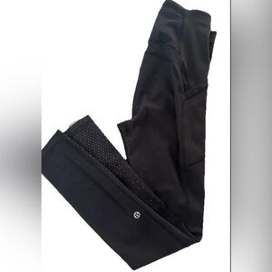 Lululemon Reflective Dot Leggings – Black – Excellent Condition